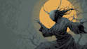 draw dark art illustration