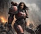 design a warhammer 40k figures with old school