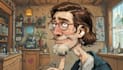 draw a funny caricature with my style