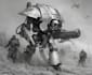 illustrate a warhammer 40k art