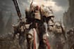 deraing a warhammer 40k character art