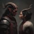dnd character art and dnd couple character art