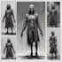 draw a horror and fantasy horror character art