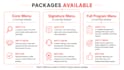 create a cocktail menu ready for real bar service