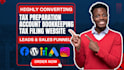 generate tax preparation leads account bookkeeping leads tax filling website