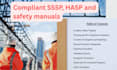 provide compliant sssp, hasp and safety manuals