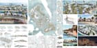 redesign architectural resort masterplan, landscape design, site plan rendering