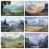 illustrate environments, landscapes, board game, concept art