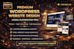 develop a modern wordpress website using elementor pro