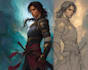 draw your tabletop dnd character in a fantasy style