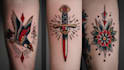 make traditional or old school tattoo design