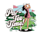 make hand drawn golf logo for your company