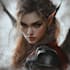 paint a dark fantasy portrait