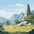 create breathtaking fantasy landscape illustrations