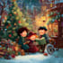 create christmas children book illustrations