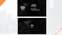 professional business card design modern and customizable