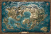 illustrate medieval fantasy and sci fi maps