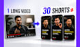 repurpose long videos, podcasts, and youtube videos into shorts