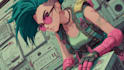 create art in cyberpunk style