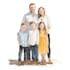 create a watercolor family portrait