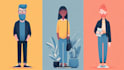 draw flat vector character design