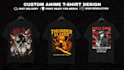 create a custom anime tshirt design for you