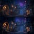 draw cinematic game environment background art