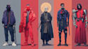 make sci fi character illustration or sci fi character