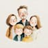 create a realistic group portraits from separate photos