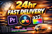 premiere pro davinci resolve effects animations and vsl edit