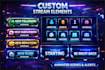 design professional streaming overlays and streamer graphics