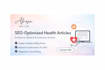 write medical, health, and scientific articles