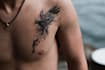 custom an abstract black tattoo design