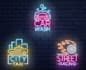 do 3 custom neon logo in 1 hour