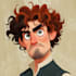 design cute disney cartoon portrait