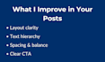 redesign your canva social media post for clarity and clean layout