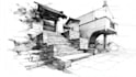 drawn architecture drawing sketch concept illustrations