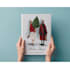 create winter illustration for social media or cards