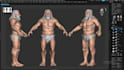 custom 3d stylized character sculpting in zbrush with clean details and shape