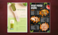 design custom menu design for your restaurant