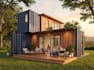 create a creative modern shipping container home design