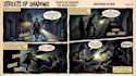 illustrate horror, noir and dark comic book based on story