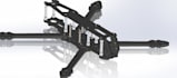 design custom fpv drone, rc drone, drone cad stl file for 3d printing, uav drone