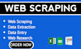 web scraping, web research, data extraction, data scraping