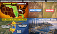 design creative map and geography youtube thumbnails