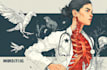 draw medical illustration in sketch
