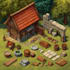 create 2d game art for you