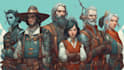 make dnd character, fantasy character, dnd party