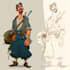 develop 2d character design and concept art