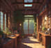 draw anime background and environment art